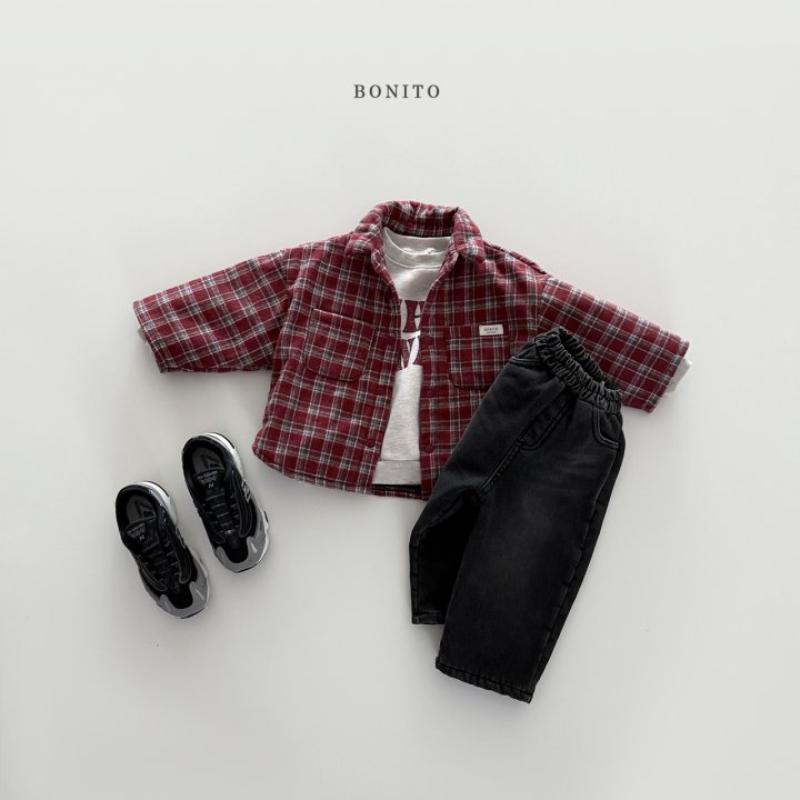 <b>BONITO襯衫</b>Winter 체크본딩셔츠 70-140CM