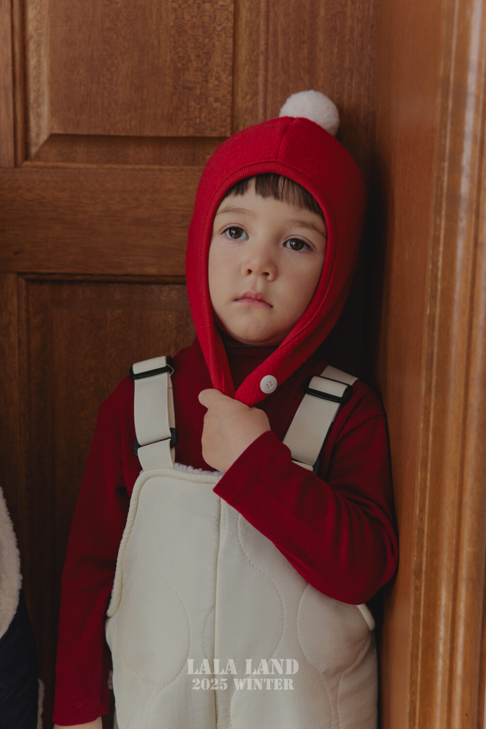 <b>LALALAND帽子</b>Winter 폼폼 귀돌이 비니 75-120CM