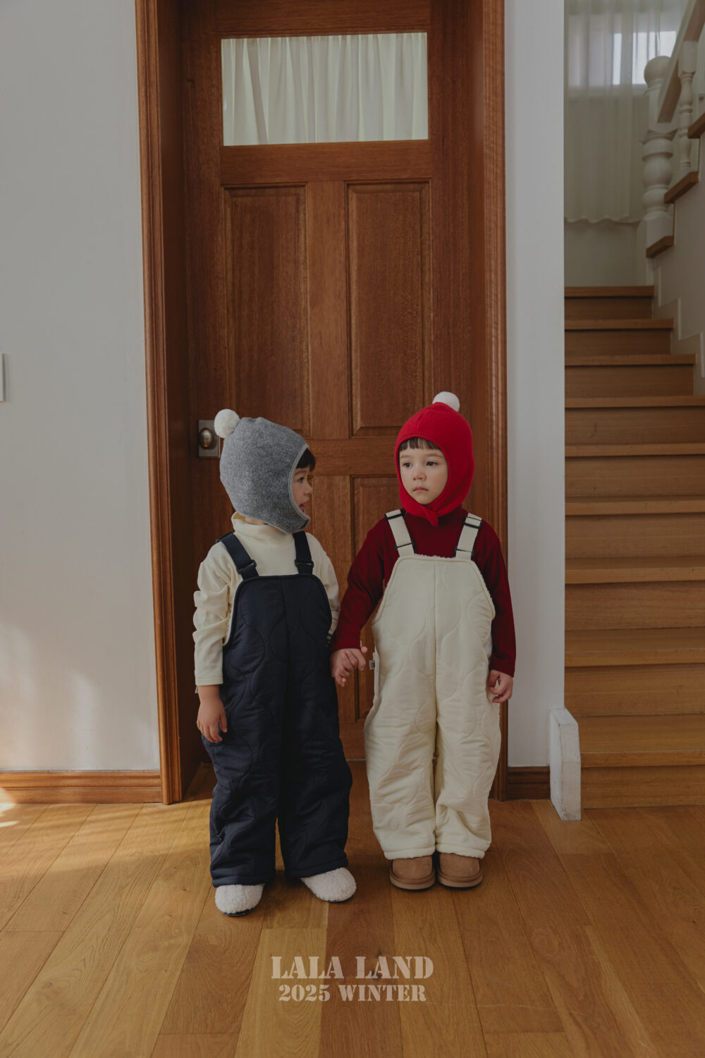 <b>LALALAND帽子</b>Winter 폼폼 귀돌이 비니 75-120CM