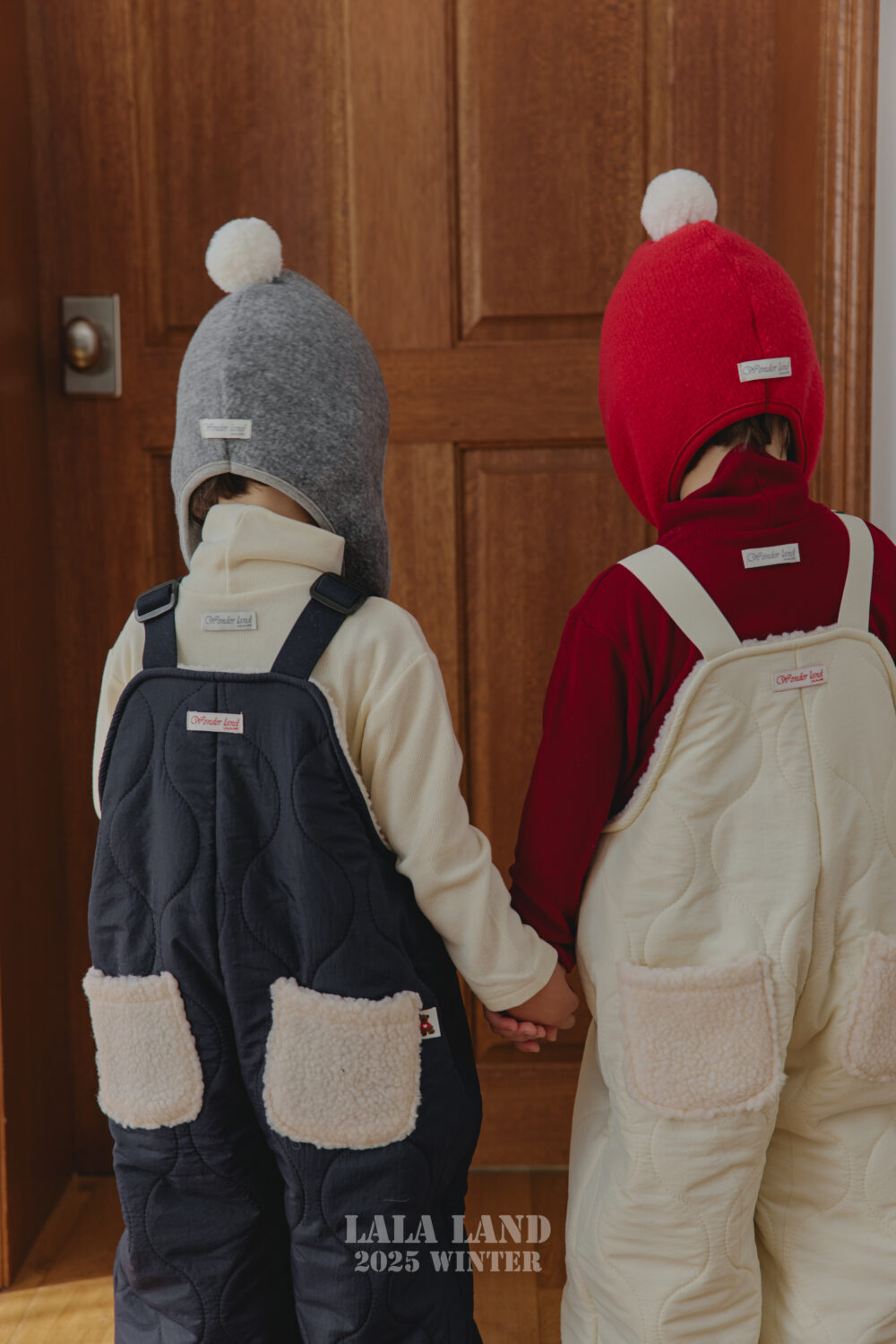 <b>LALALAND帽子</b>Winter 폼폼 귀돌이 비니 75-120CM