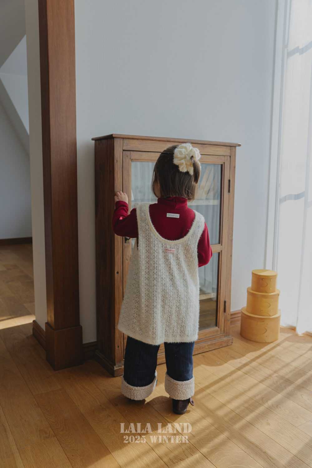 <b>LALALAND洋裝</b>Winter 캔디 레이어드 원피스 75-120CM