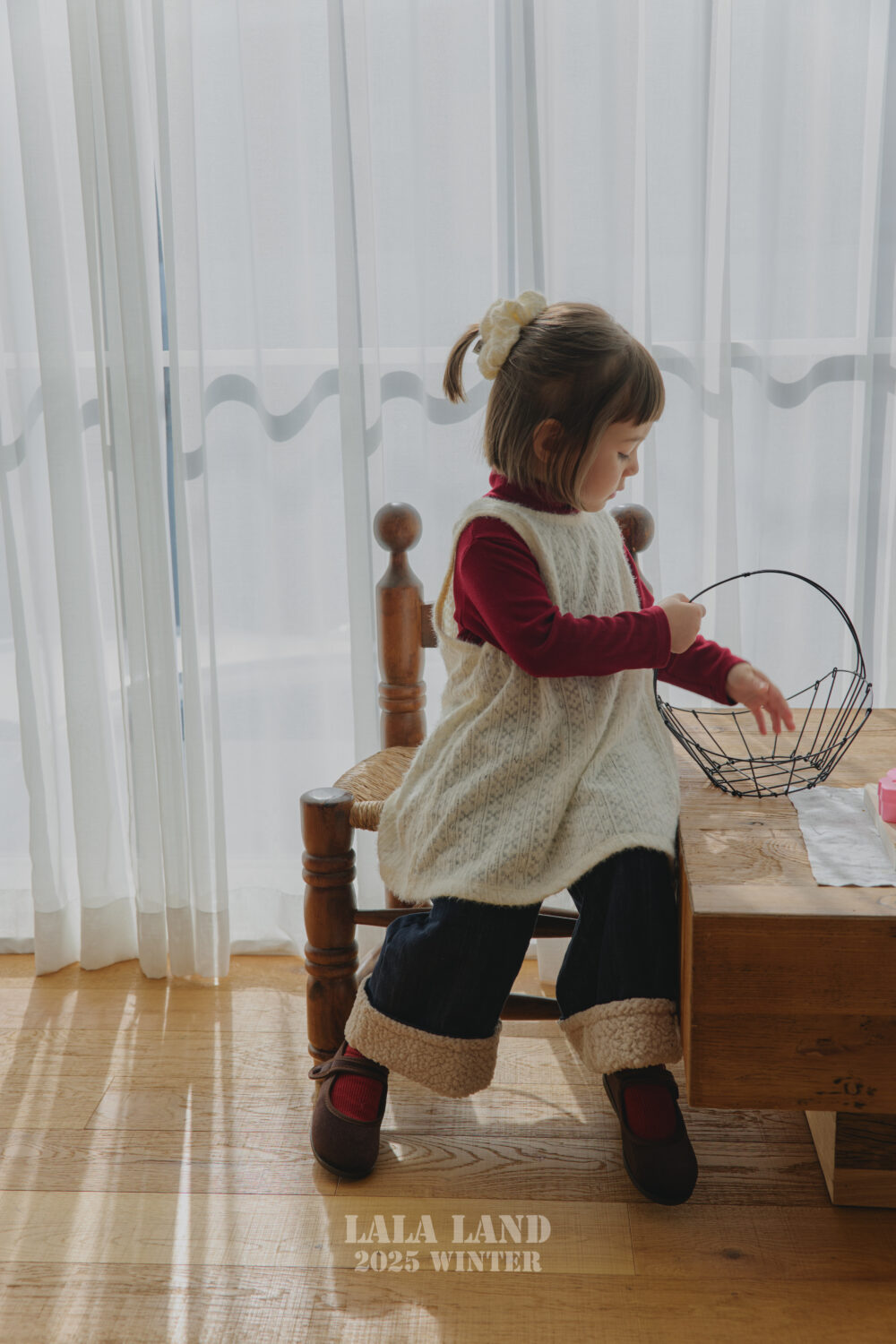 <b>LALALAND洋裝</b>Winter 캔디 레이어드 원피스 75-120CM