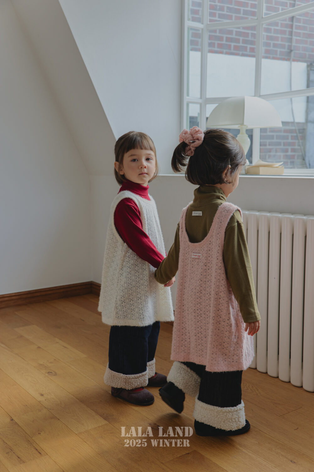 <b>LALALAND洋裝</b>Winter 캔디 레이어드 원피스 75-120CM