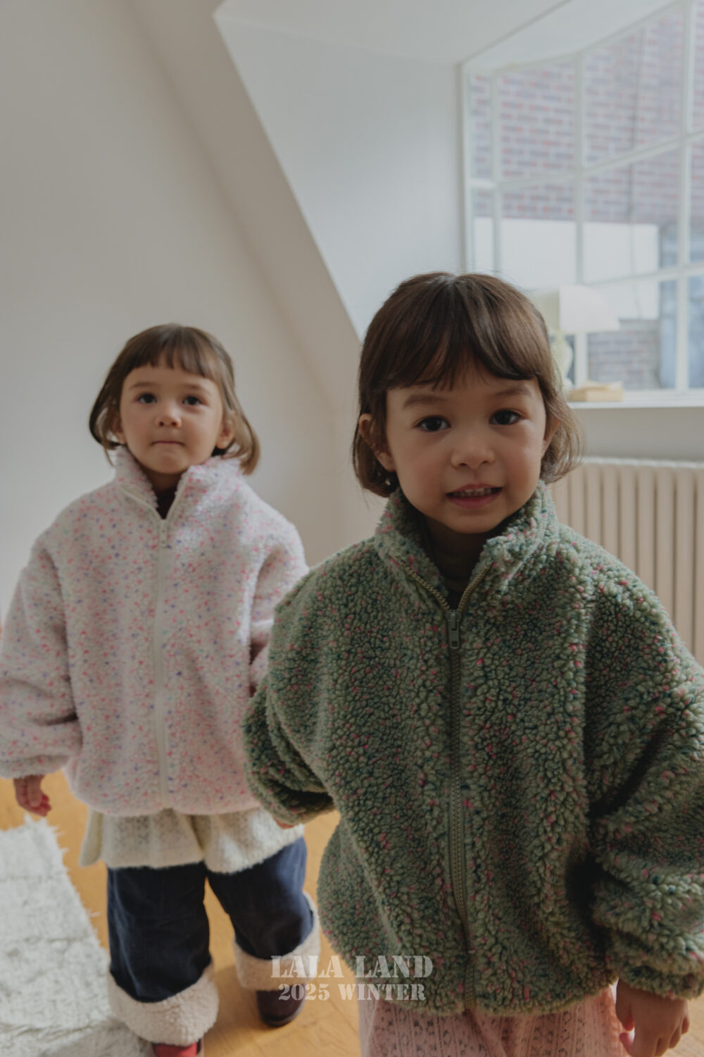 <b>LALALAND外套</b>Winter 마이쭈 덤블 집업 75-120CM親子裝