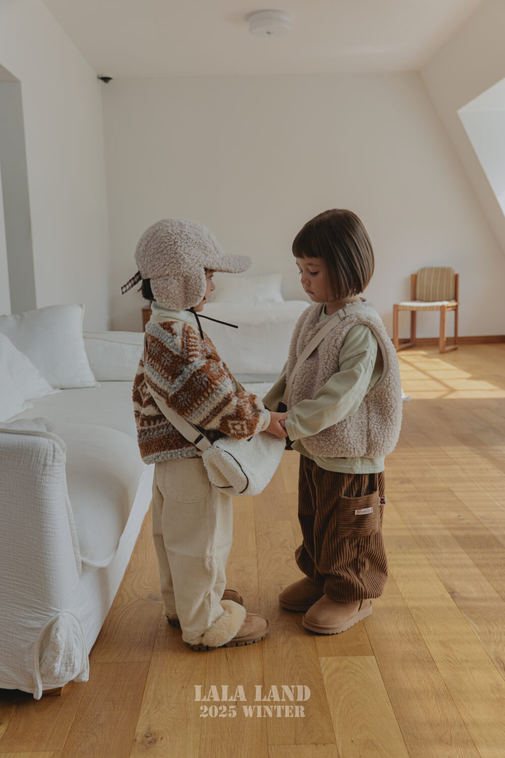 <b>LALALAND帽子</b>Winter 베어 귀달이 캡 75-120CM