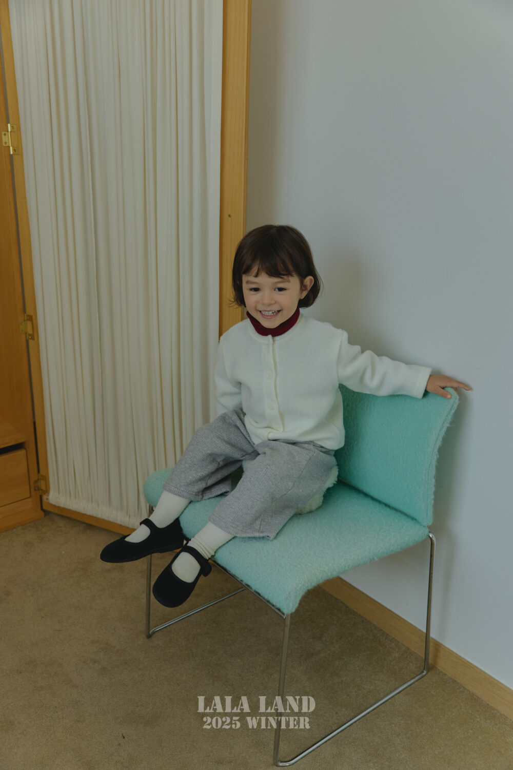 <b>LALALAND褲子</b>Winter 스판골지 밍크바지 75-120CM