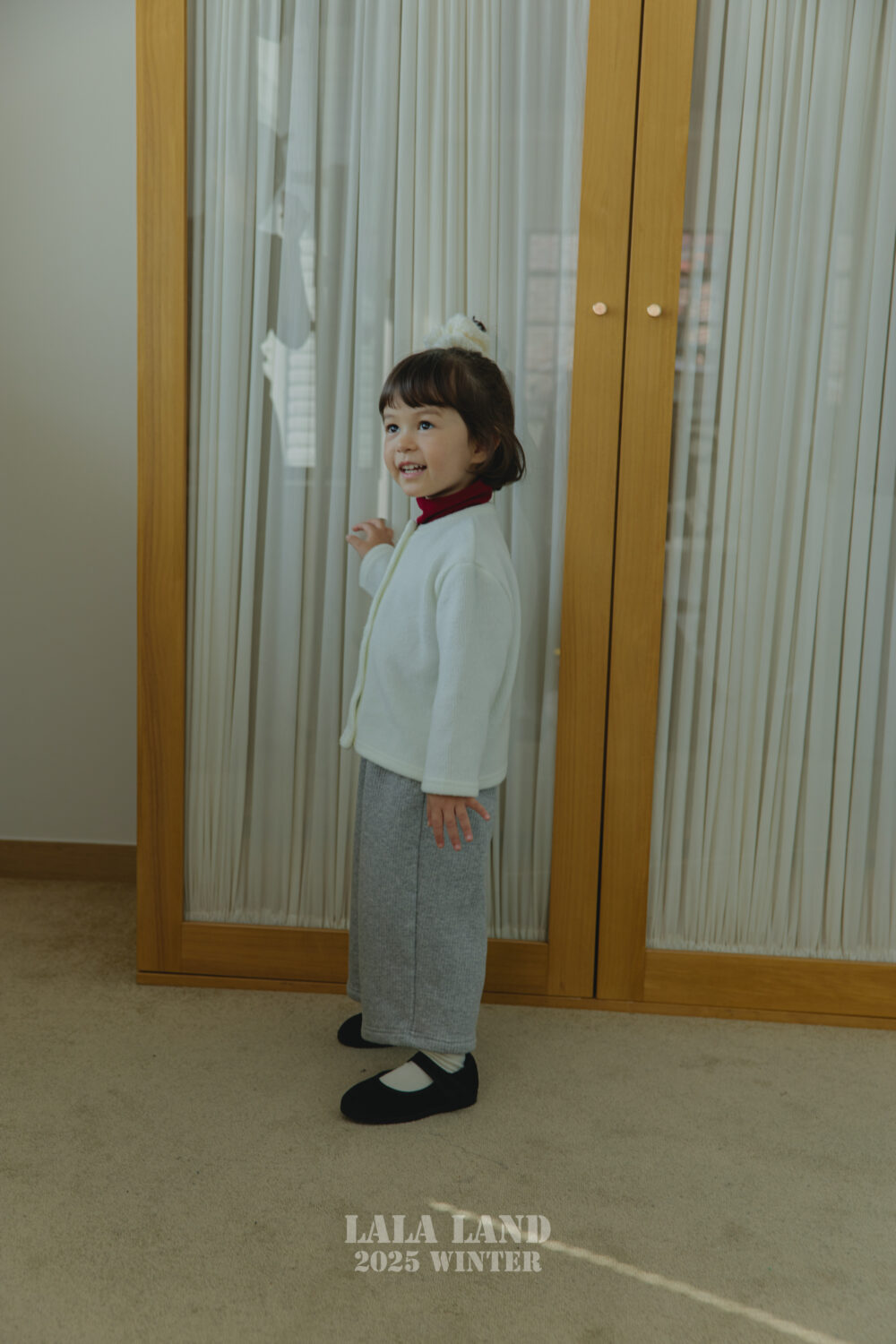 <b>LALALAND褲子</b>Winter 스판골지 밍크바지 75-120CM