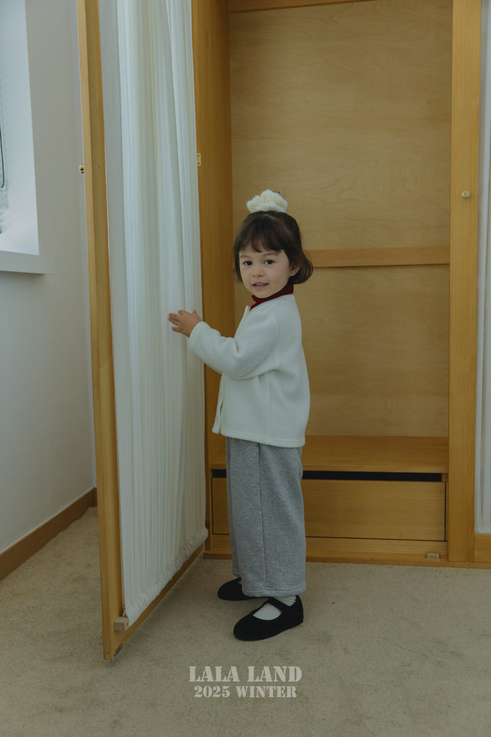 <b>LALALAND褲子</b>Winter 스판골지 밍크바지 75-120CM