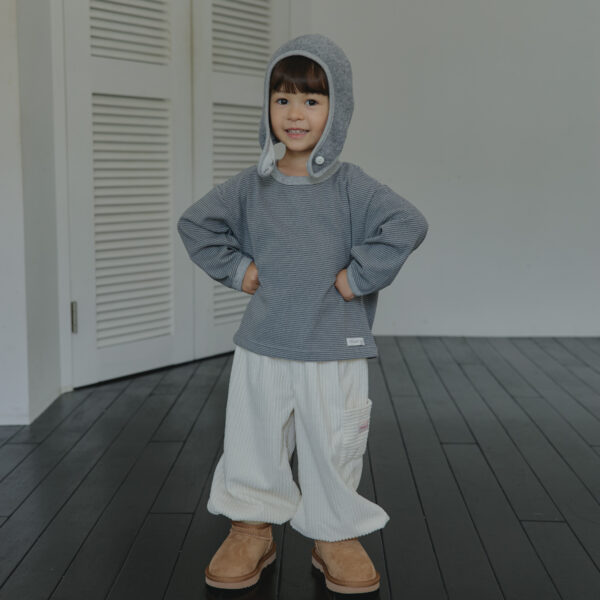 <b>LALALAND褲子</b>Winter 골덴 카고 조거 팬츠 75-120CM