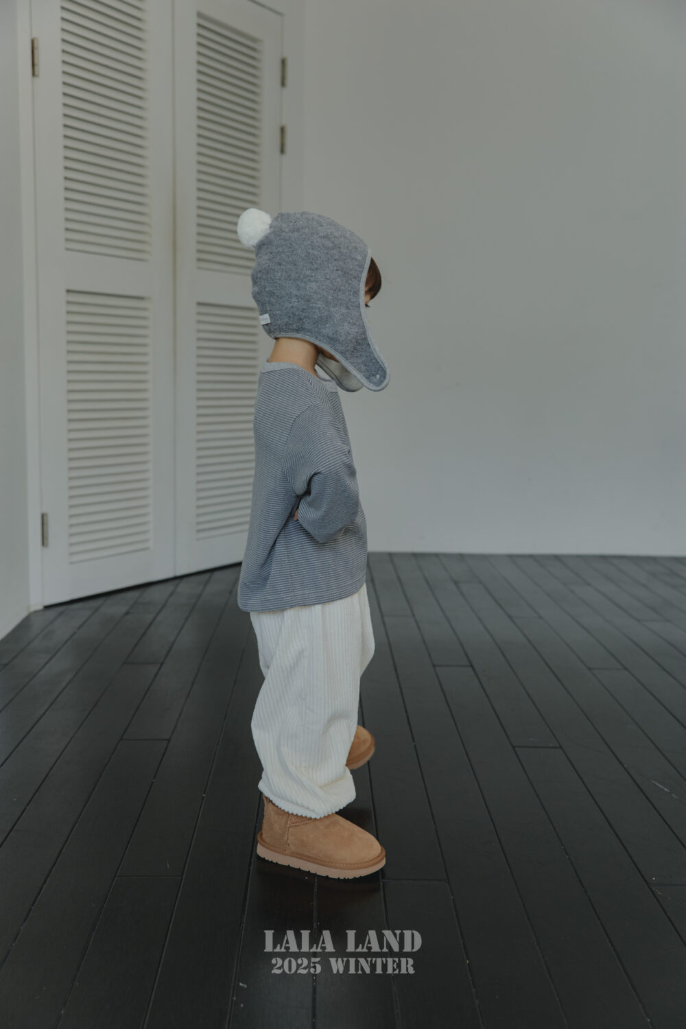 <b>LALALAND帽子</b>Winter 폼폼 귀돌이 비니 75-120CM