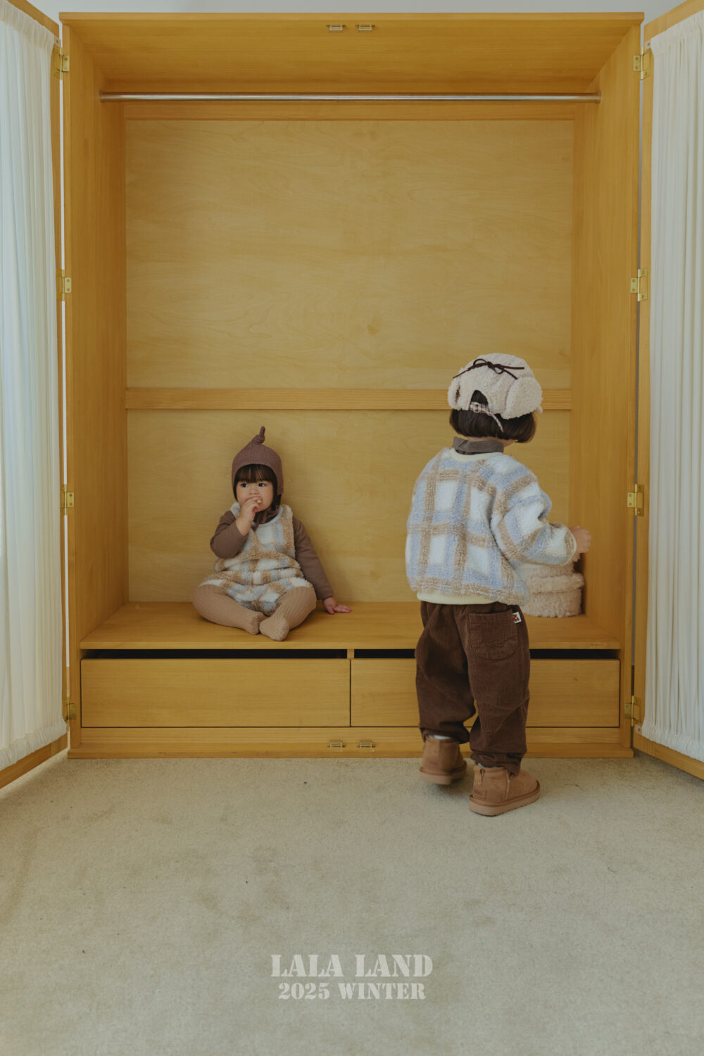 <b>LALALAND背心</b>Winter덤블 조끼  6-20M