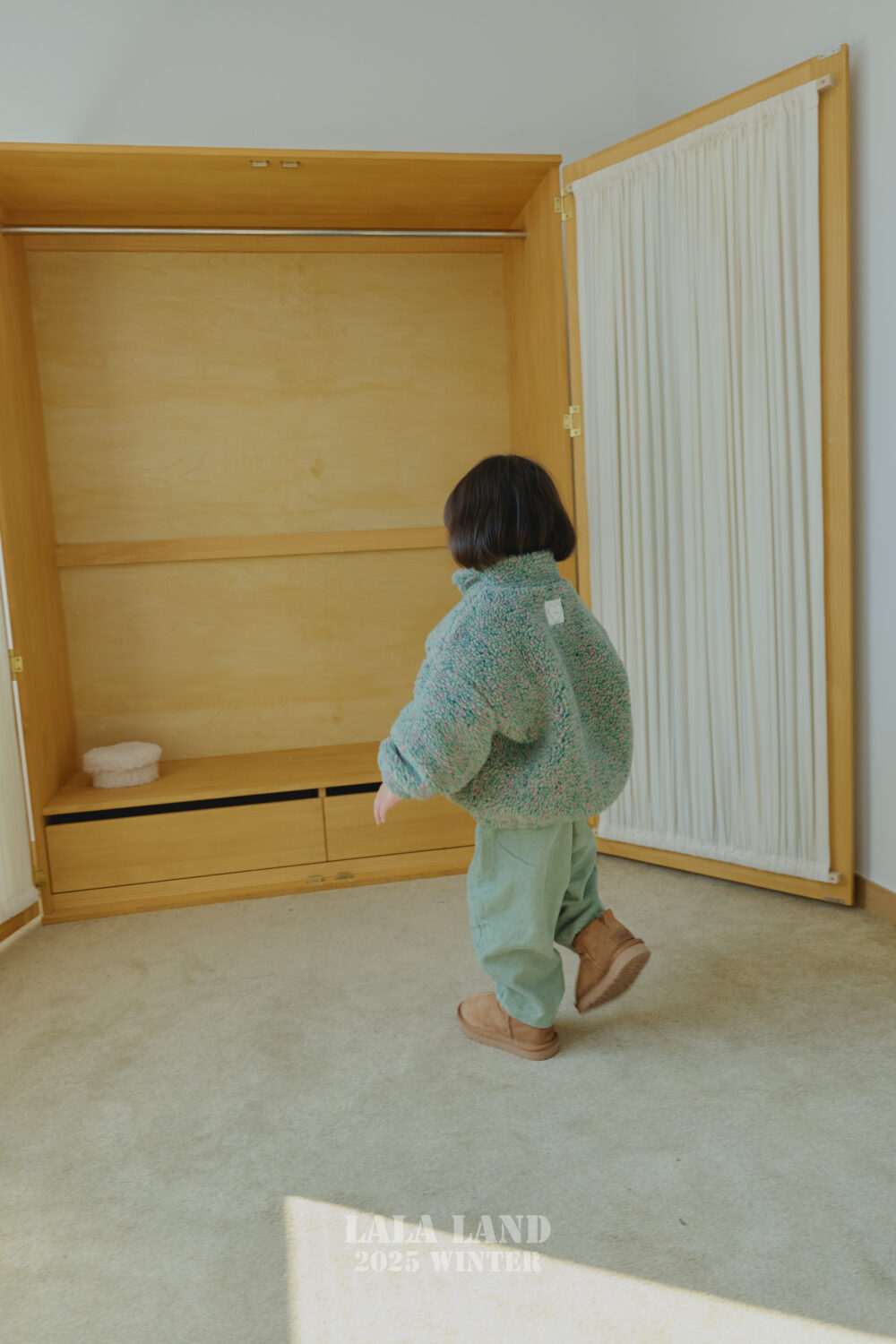 <b>LALALAND外套</b>Winter 마이쭈 덤블 집업 75-120CM親子裝