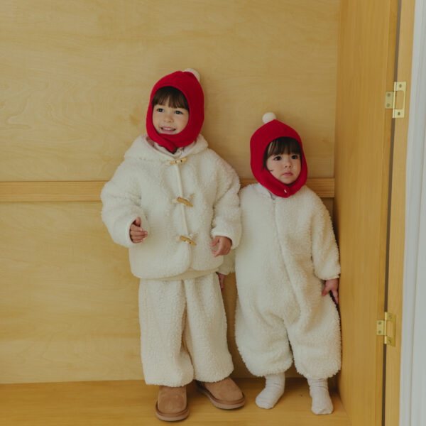 1027 라라랜드47449 <b>LALALAND連身衣</b>Winter푸들 지퍼 슈트 6-20M