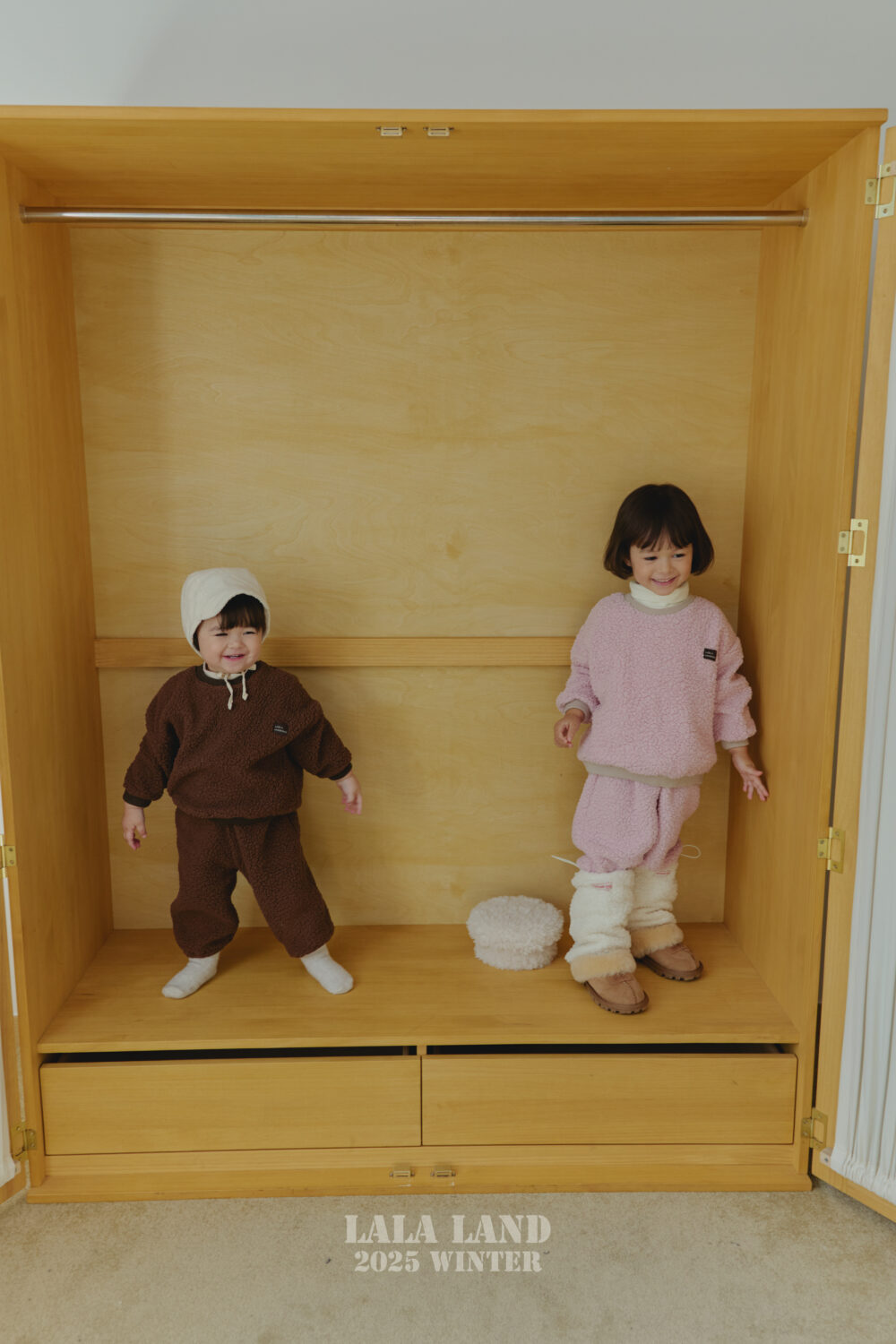 <b>LALALAND褲子</b>Winter뽀글 소시지 바지  6-20M