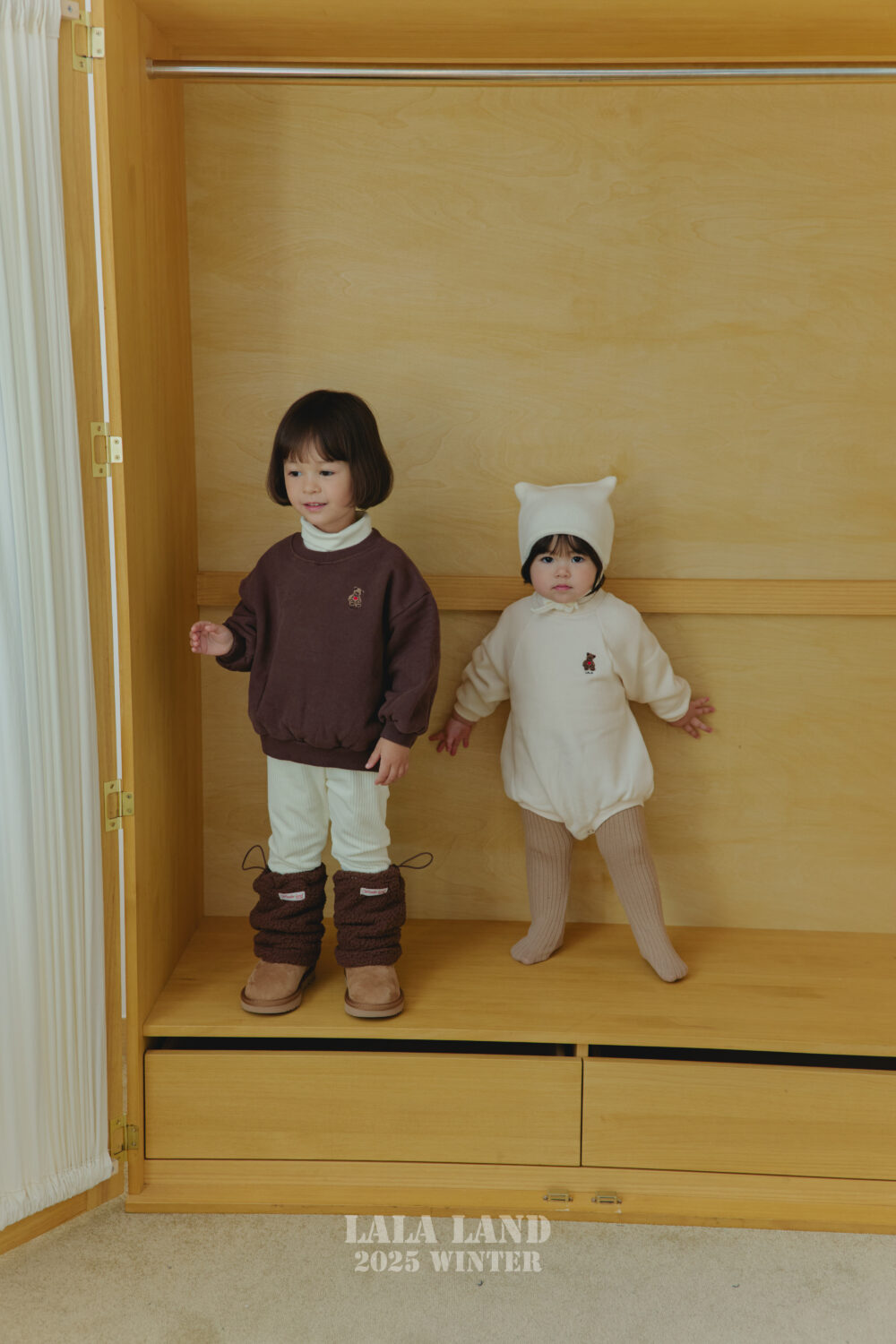 <b>LALALAND帽子</b>Winter쁘띠 캣 비니   6-20M