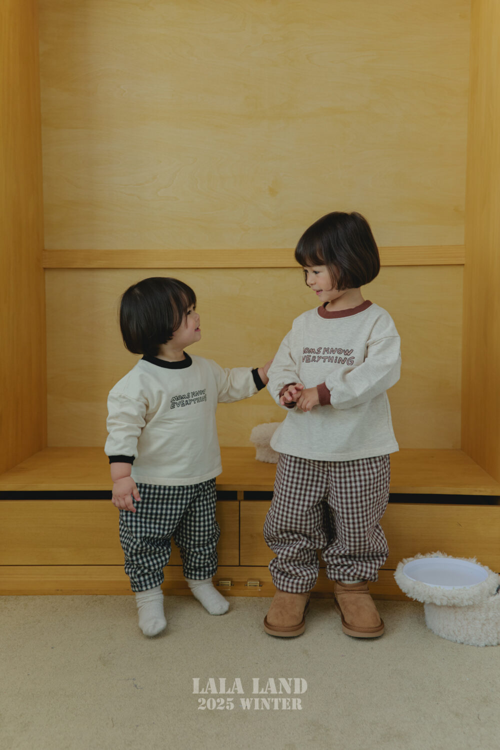 <b>LALALANDT恤</b>Winter 에브띵 배색티 6-20M