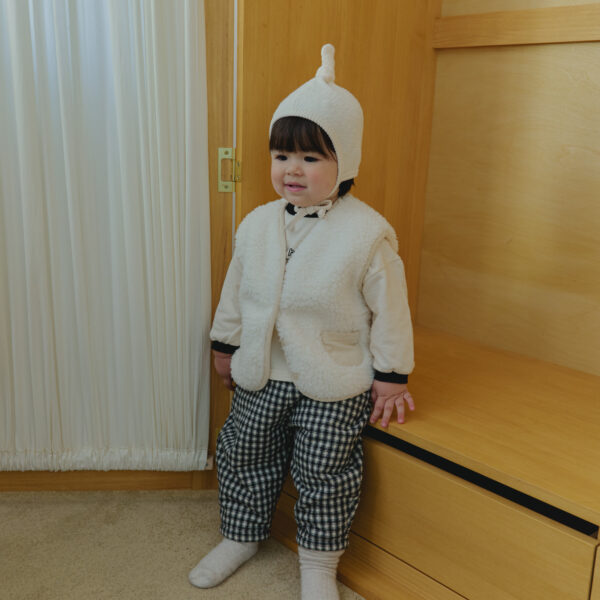 <b>LALALAND褲子</b>Winter 체크 솜바지  6-20M