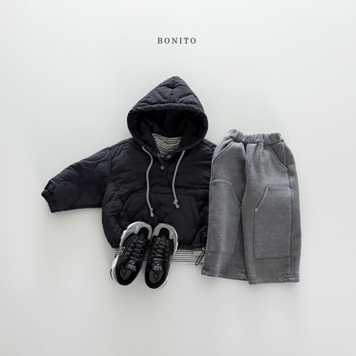 <b>BONITO帽T</b>Winter 퀼팅후드티 70-140CM 親子裝