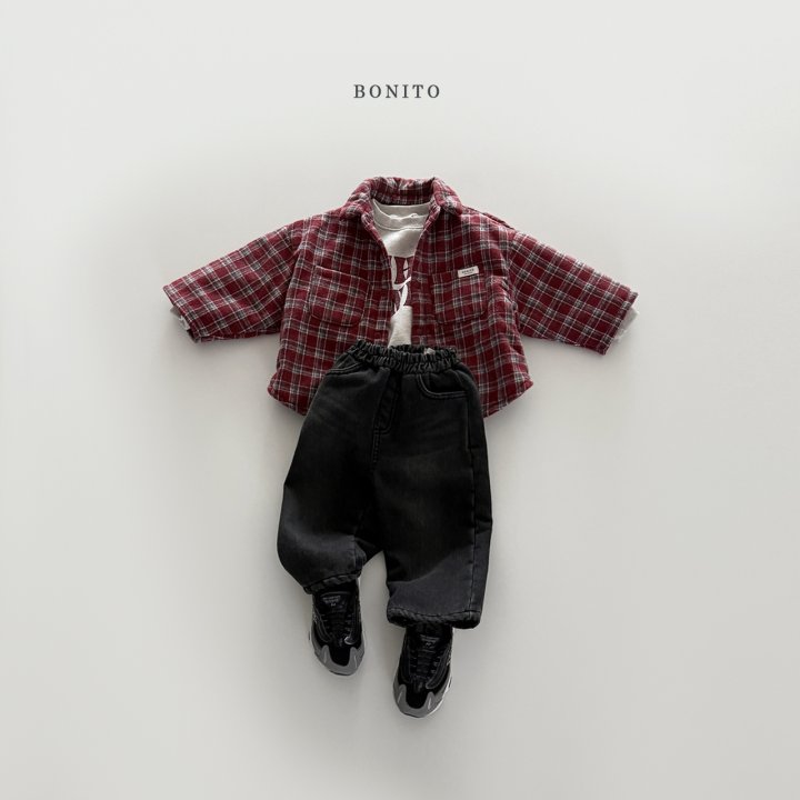 <b>BONITO襯衫</b>Winter 체크본딩셔츠 70-140CM