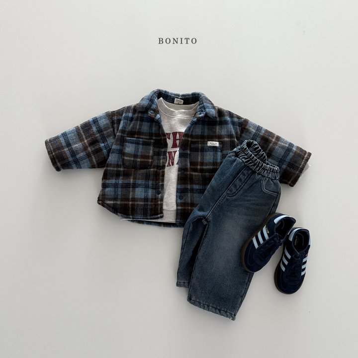 <b>BONITO襯衫</b>Winter 체크본딩셔츠 70-140CM