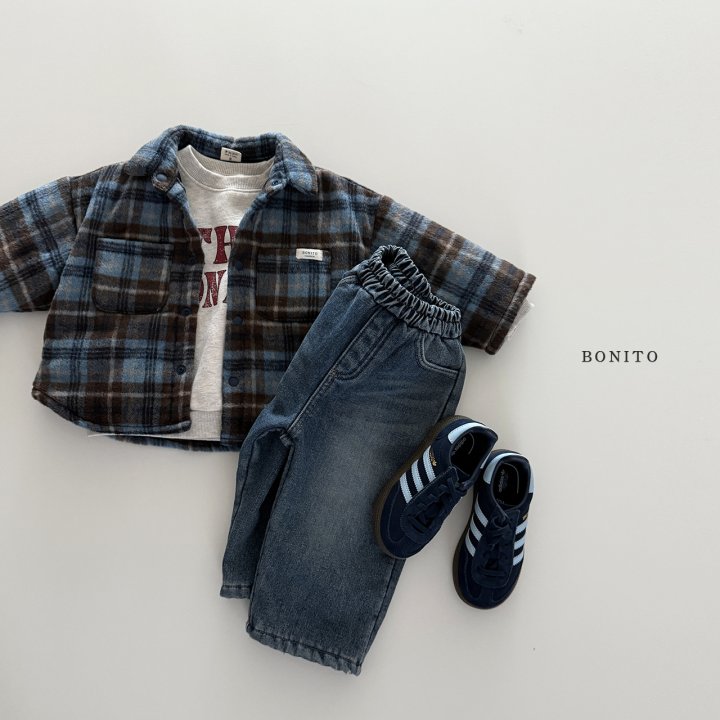<b>BONITO襯衫</b>Winter 체크본딩셔츠 70-140CM