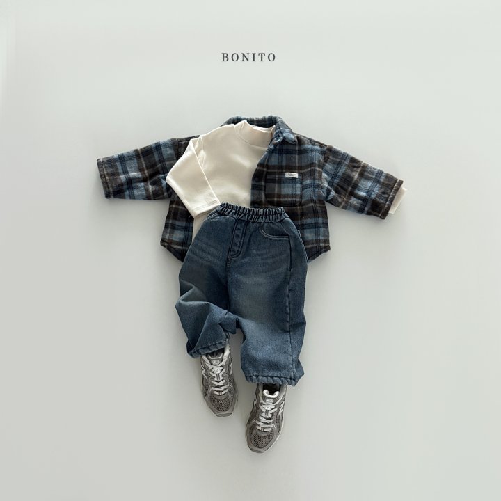 <b>BONITO襯衫</b>Winter 체크본딩셔츠 70-140CM