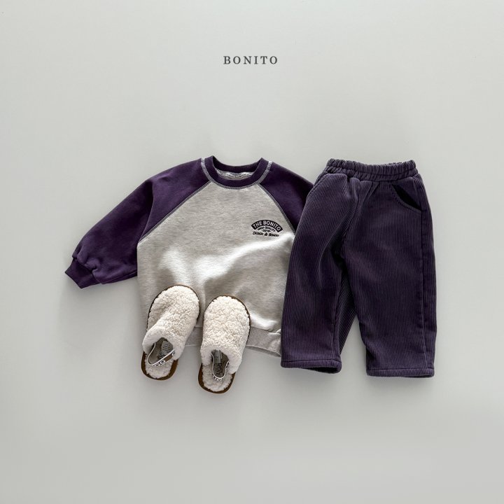<b>BONITO褲子</b>Winter 기획)두툼기모골덴pt 70-140CM 灰紫黑
