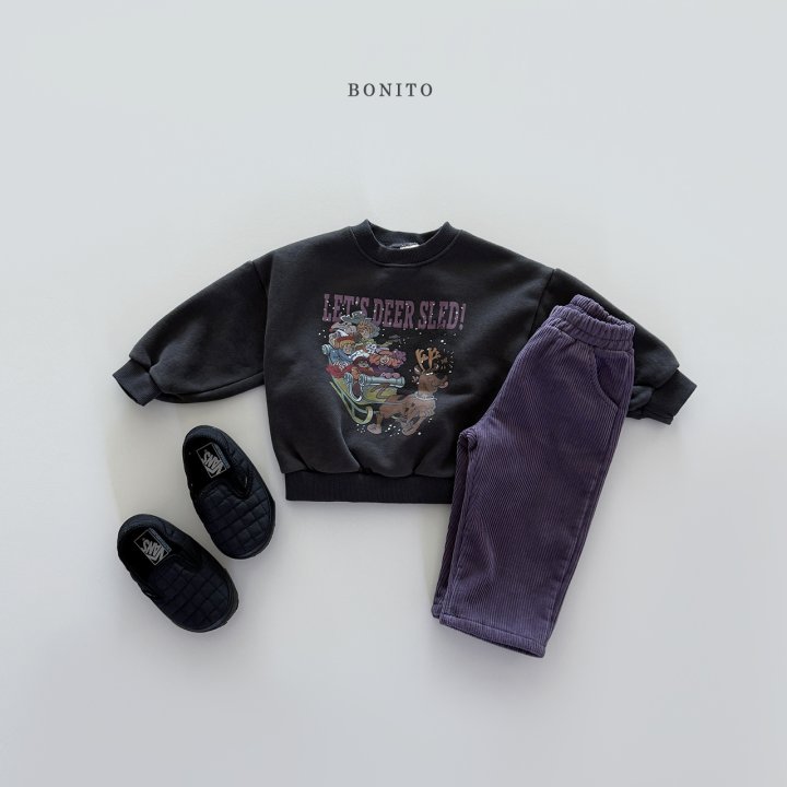 <b>BONITO褲子</b>Winter 기획)두툼기모골덴pt 70-140CM 灰紫黑