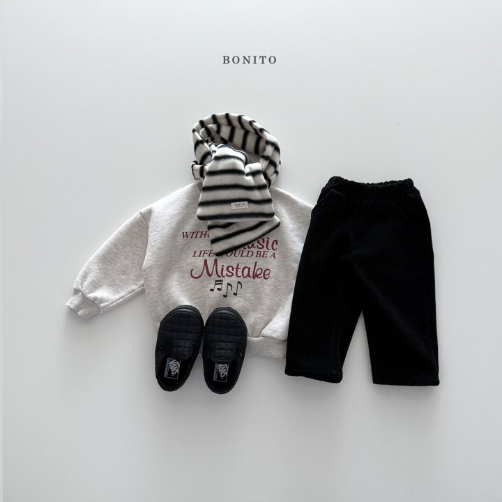 <b>BONITO褲子</b>Winter 기획)두툼기모골덴pt 70-140CM 灰紫黑