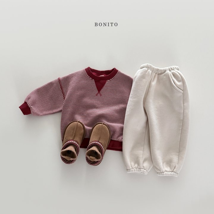 <b>BONITO衛衣</b>Winter 잔줄삼각비죠맨투맨 70-140CM