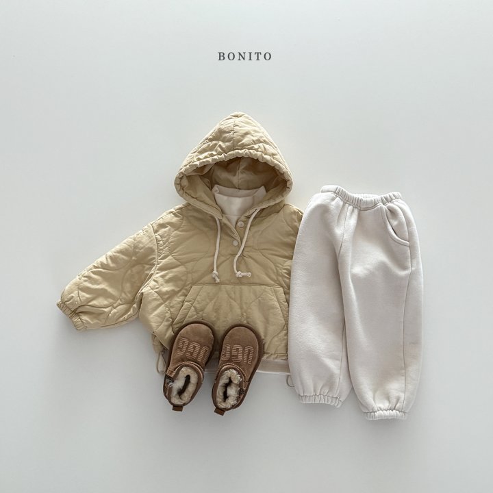 <b>BONITO帽T</b>Winter 퀼팅후드티 70-140CM 親子裝
