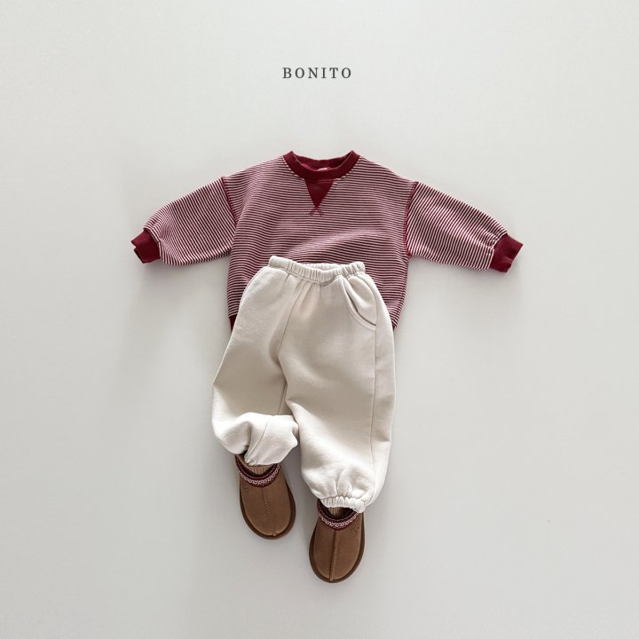 <b>BONITO衛衣</b>Winter 잔줄삼각비죠맨투맨 70-140CM