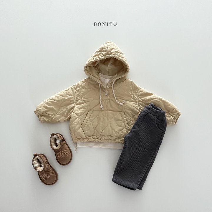 <b>BONITO帽T</b>Winter 퀼팅후드티 70-140CM 親子裝