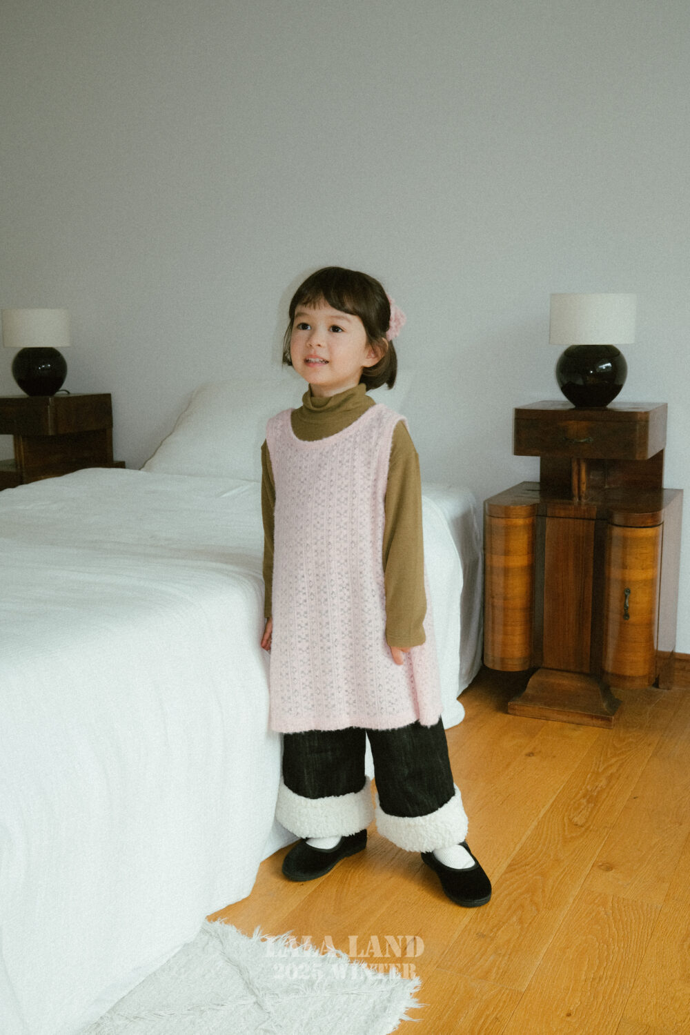 <b>LALALAND洋裝</b>Winter 캔디 레이어드 원피스 75-120CM