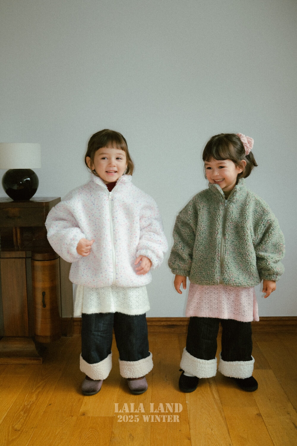 <b>LALALAND外套</b>Winter 마이쭈 덤블 집업 75-120CM親子裝