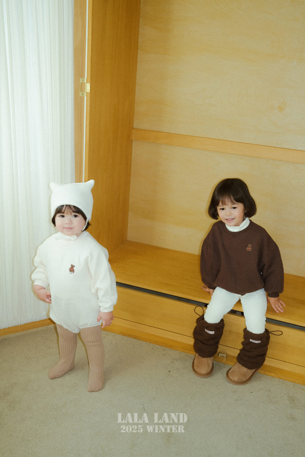 <b>LALALAND帽子</b>Winter쁘띠 캣 비니   6-20M