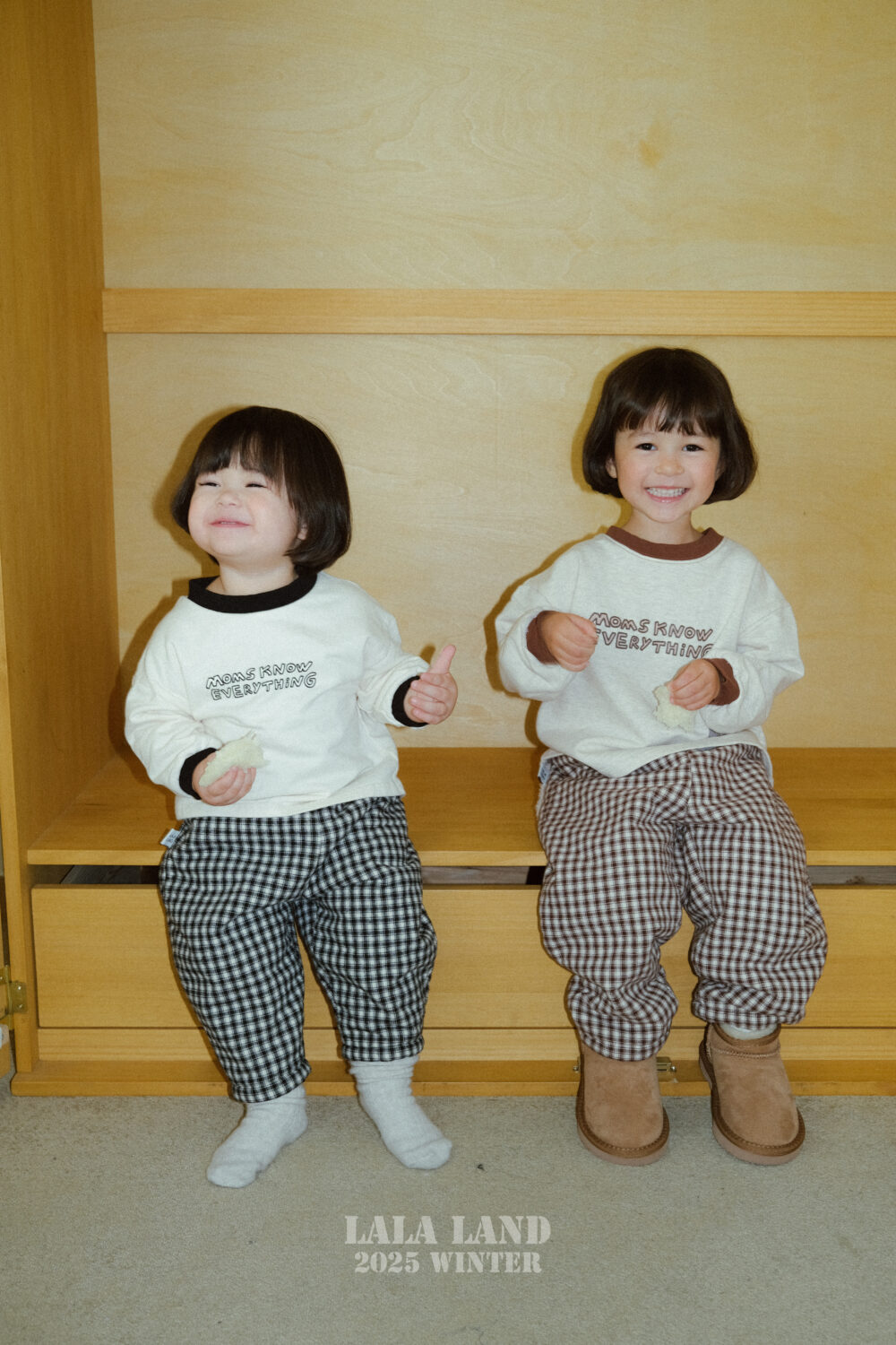 <b>LALALANDT恤</b>Winter 에브띵 배색티 6-20M