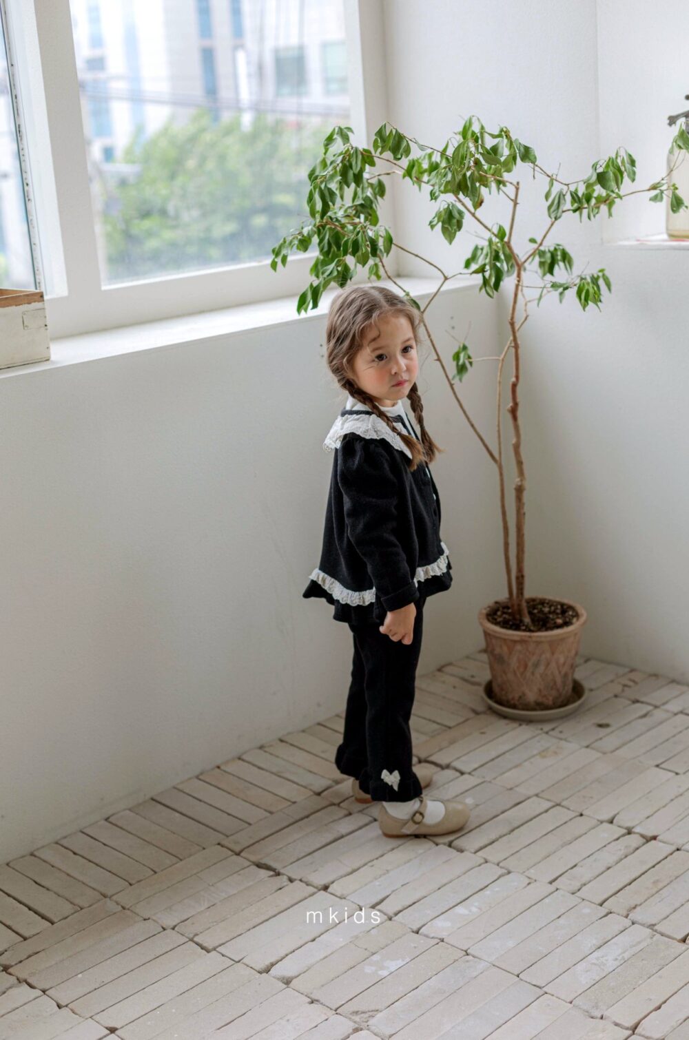 <b>ＭKIDS褲子</b>Winter에블린프릴팬츠  65-115CM