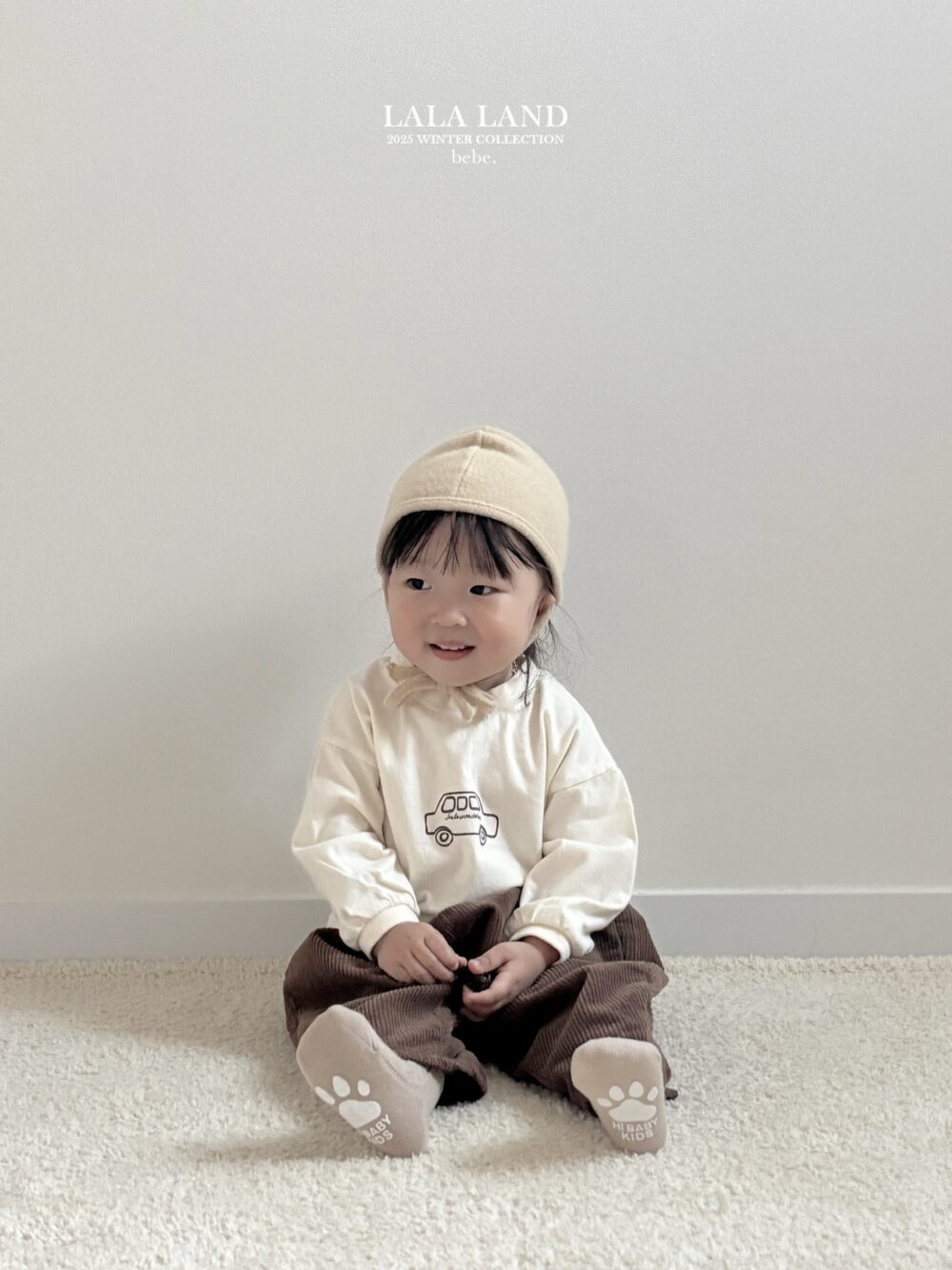 <b>LALALANDT恤</b>Winter토이 시보리 티  6-20M