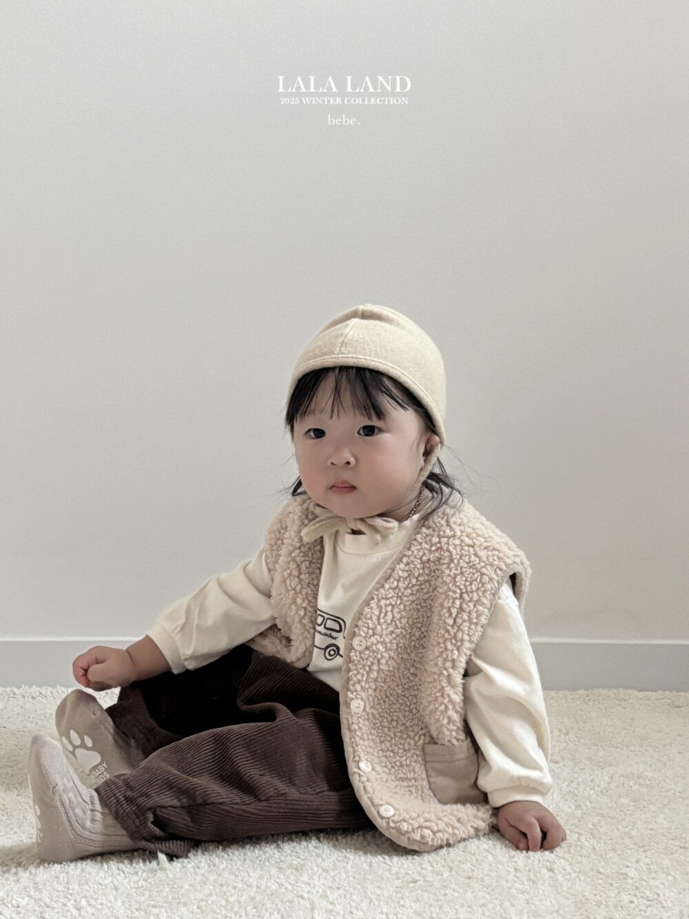 <b>LALALAND背心</b>Winter보아털 조끼 6-20M