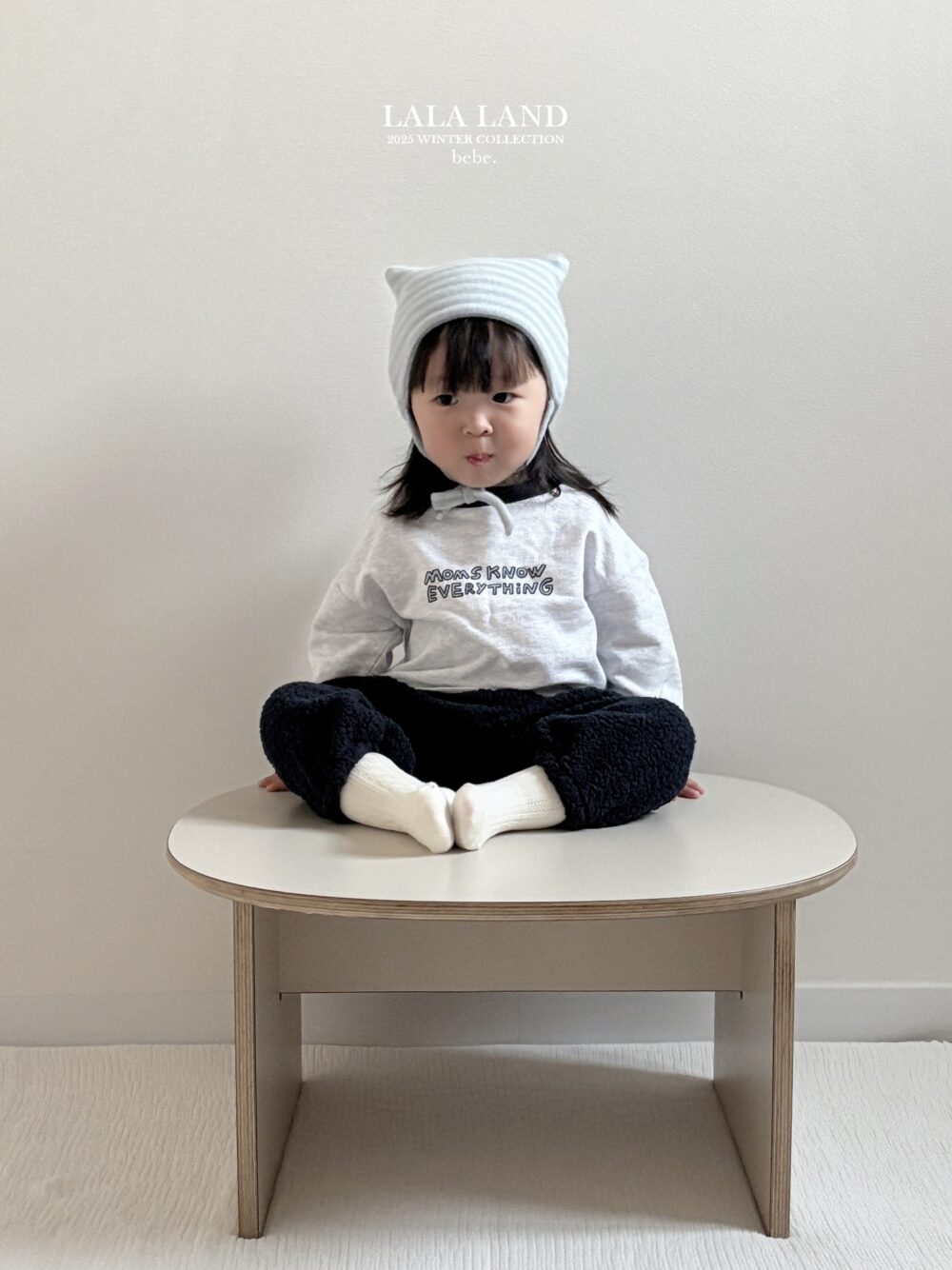 <b>LALALANDT恤</b>Winter 에브띵 배색티 6-20M