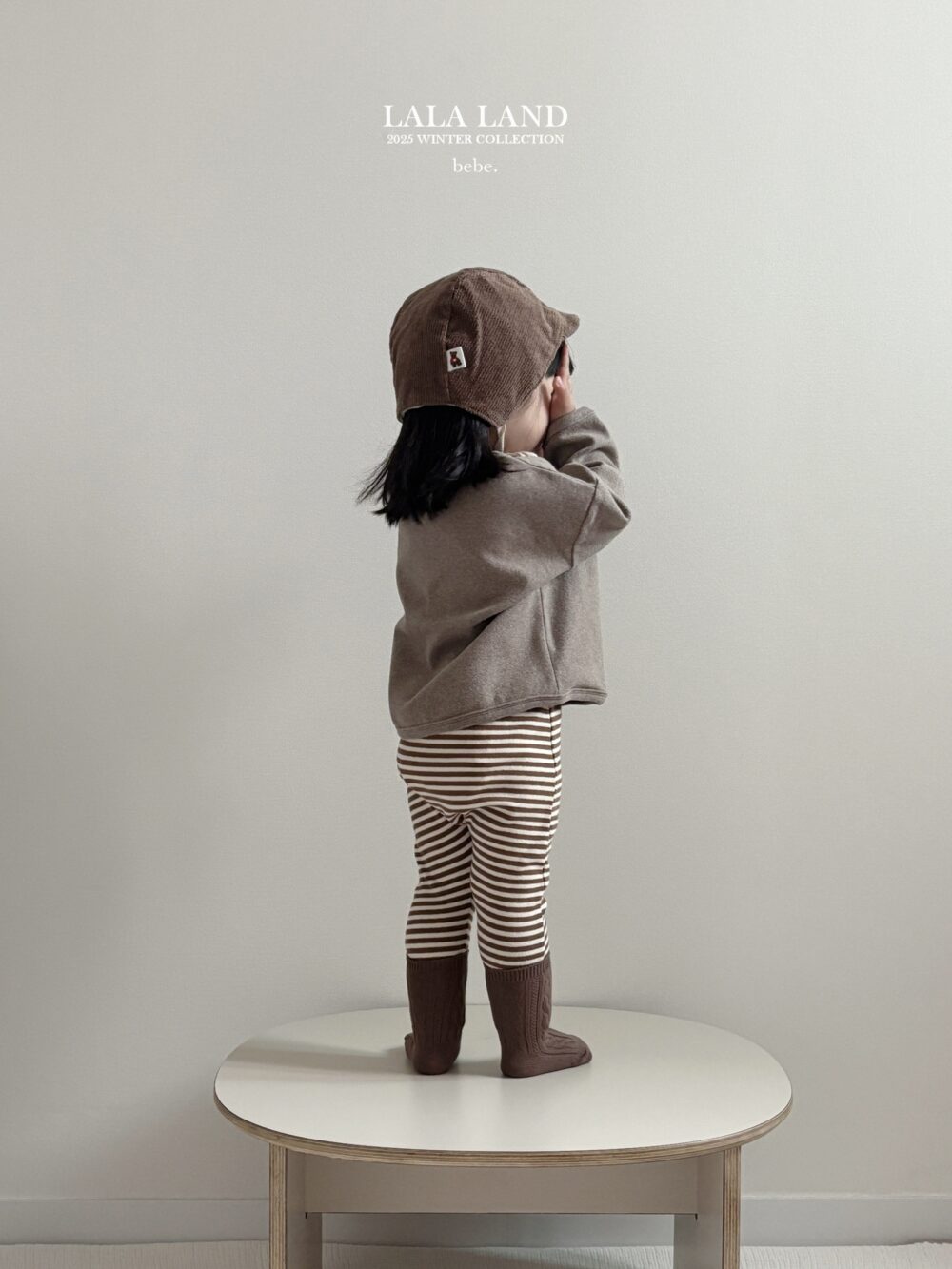 <b>LALALAND衛衣</b>Winter피치 랍빠 맨투맨  6-20M