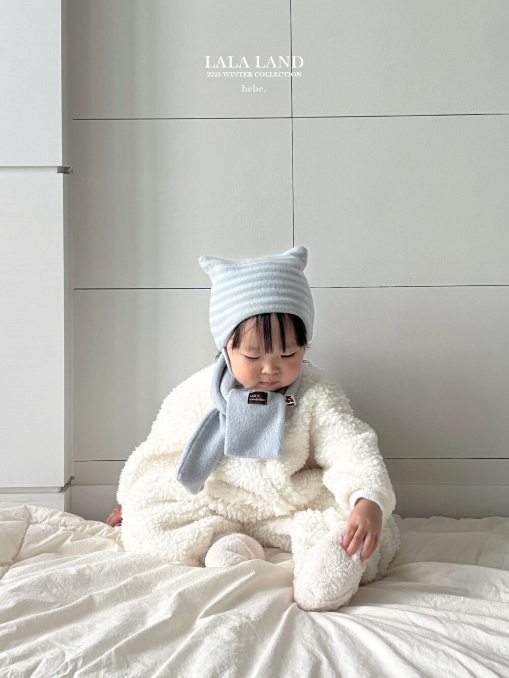 <b>LALALAND圍巾</b>Winter컬러 니트 머플러  6-20M