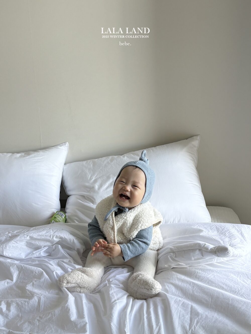 <b>LALALAND帽子</b>Winter피치 꼭지비니  6-20M