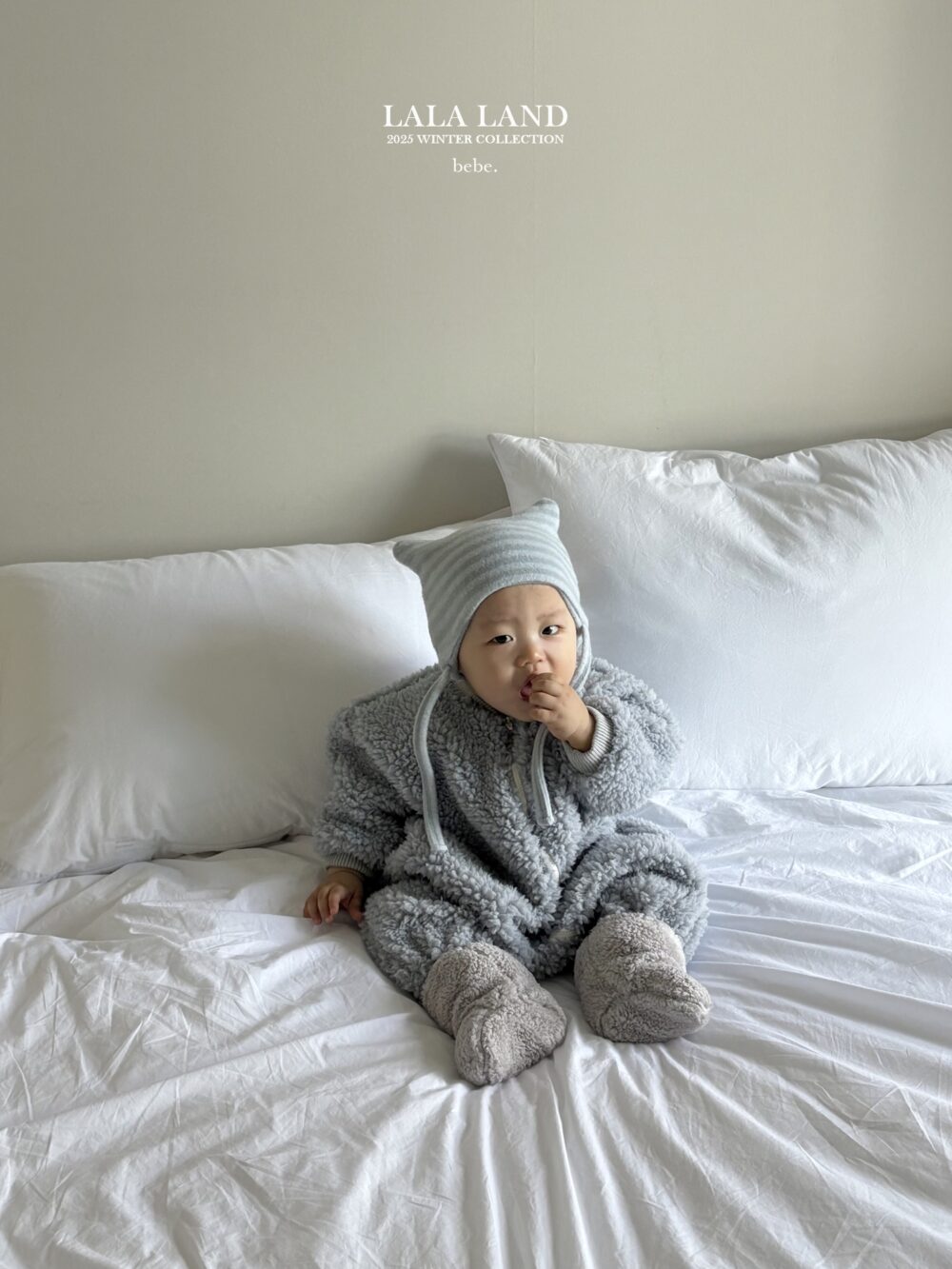 <b>LALALAND帽子</b>Winter쁘띠 캣 비니   6-20M