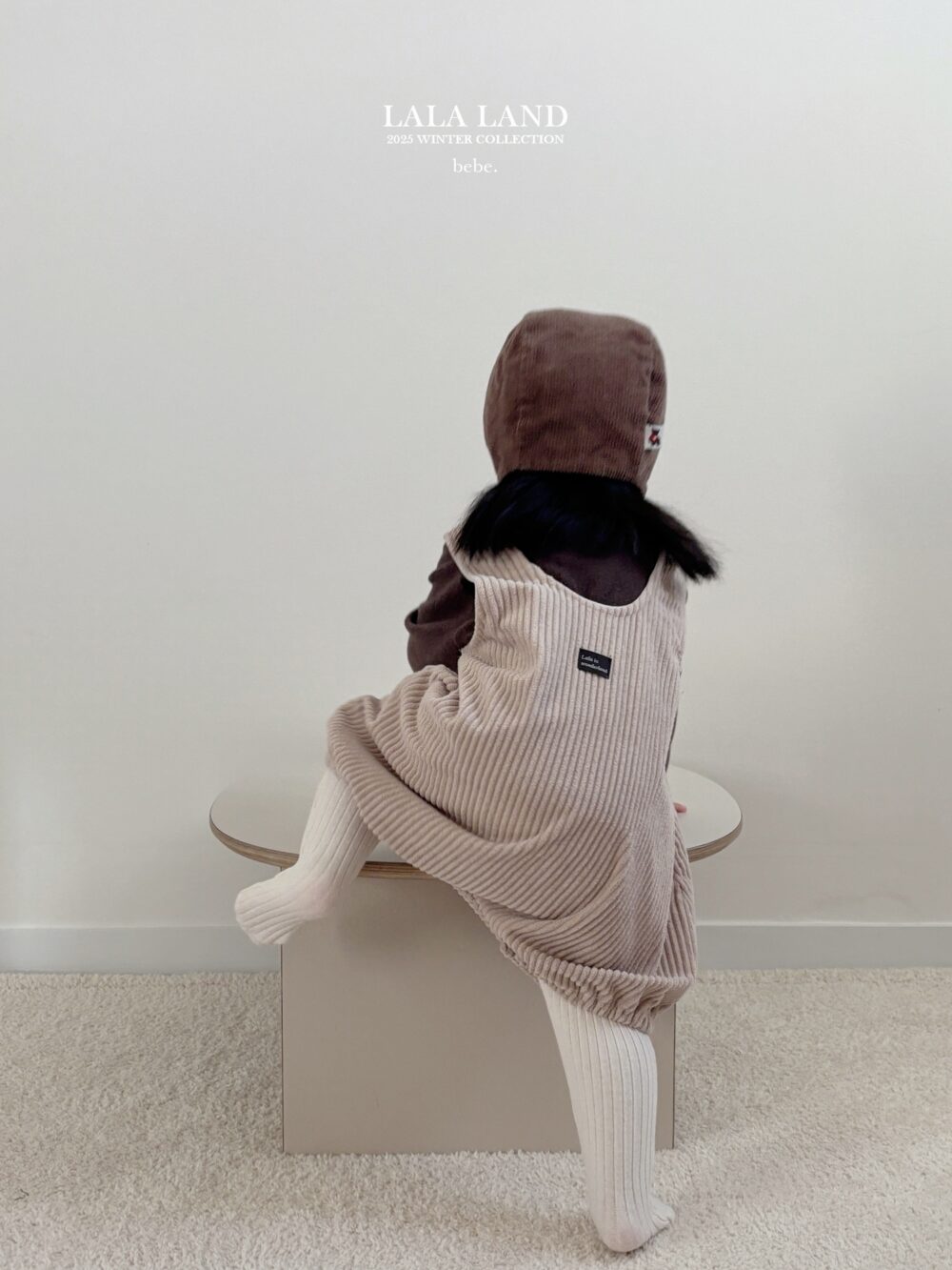 <b>LALALAND吊帶褲</b>Winter기모골덴 멜빵  6-20M