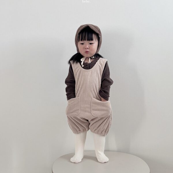 <b>LALALAND吊帶褲</b>Winter기모골덴 멜빵  6-20M