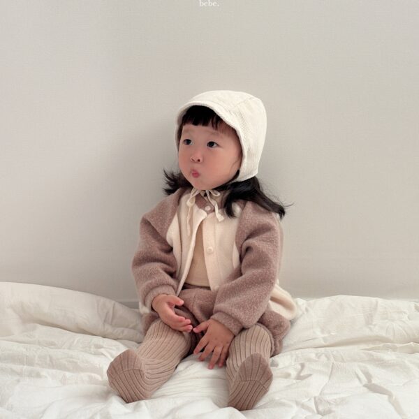 <b>LALALAND罩衫</b>Winter니트 라그란 가디건  6-20M