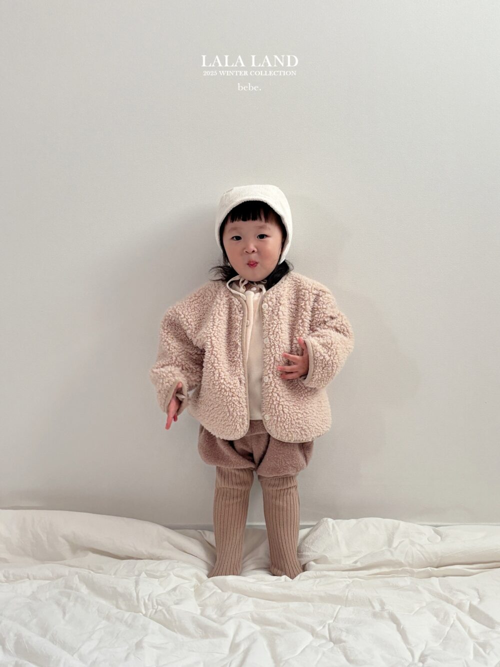 <b>LALALAND褲子</b>Winter니트 블루머  6-20M