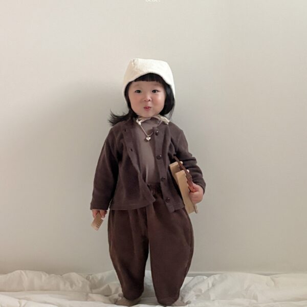 <b>LALALAND罩衫</b>Winter 피치 랍빠 가디건  6-20M